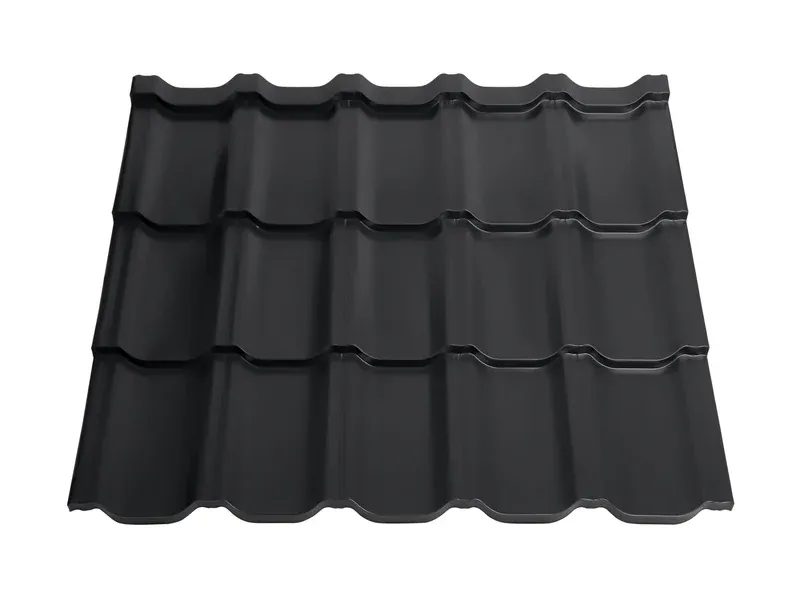 Dachziegelblech Tegula RAL9005