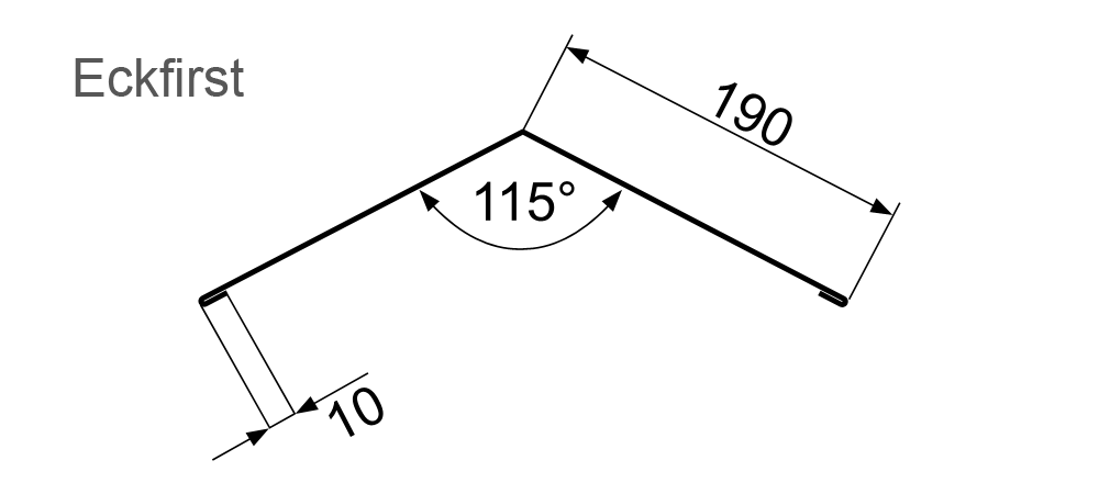 Ortgang Querschnittzeichnung