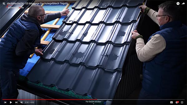 Youtube-Video zur Montage