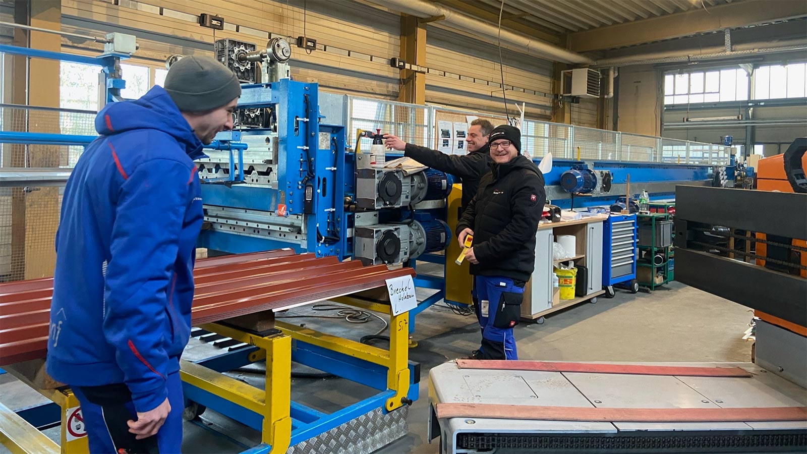 Unsere Mitarbeiter bei der Produktion