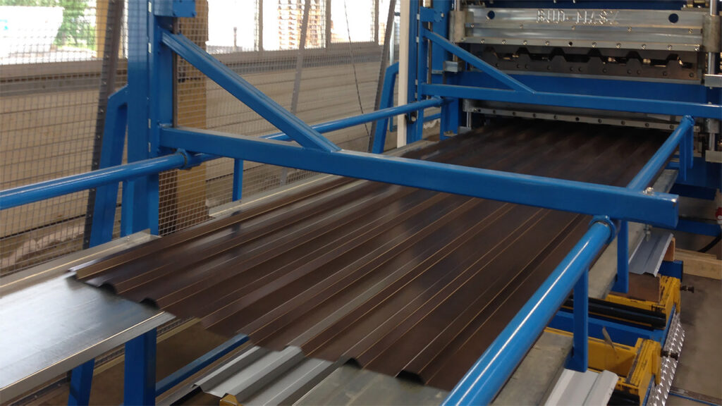 Trapezblech in der Produktion